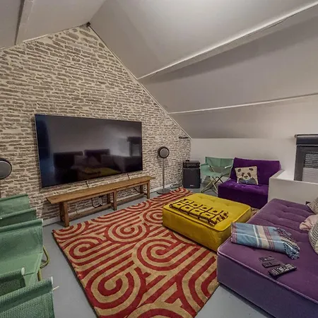 Charmante Maison De Avec Vue Sur Le Donjon Avec Wifi Et Jardin * Gouffern en Auge