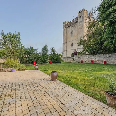 Charmante Maison De Avec Vue Sur Le Donjon Avec Wifi Et Jardin Gouffern en Auge