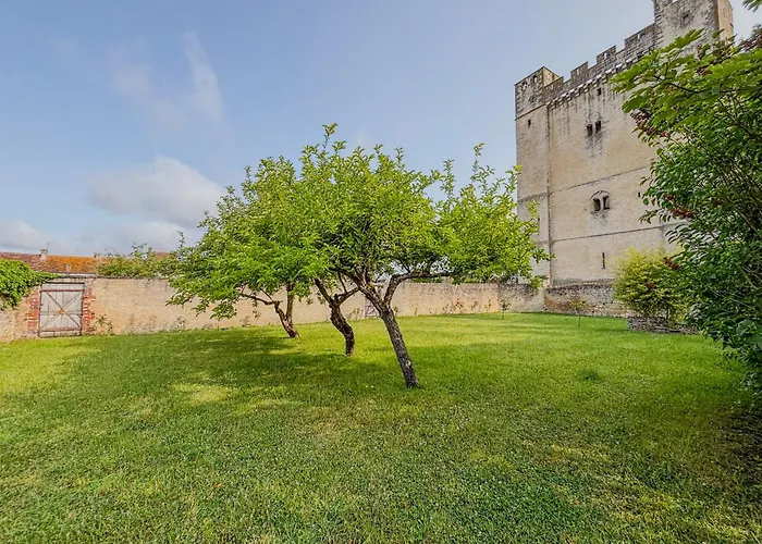 Holiday home Charmante Maison De Avec Vue Sur Le Donjon Avec Wifi Et Jardin