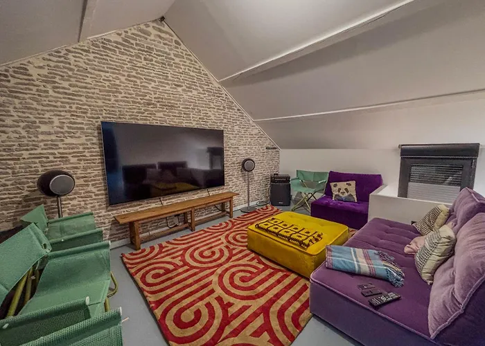 Charmante Maison De Avec Vue Sur Le Donjon Avec Wifi Et Jardin Gouffern en Auge